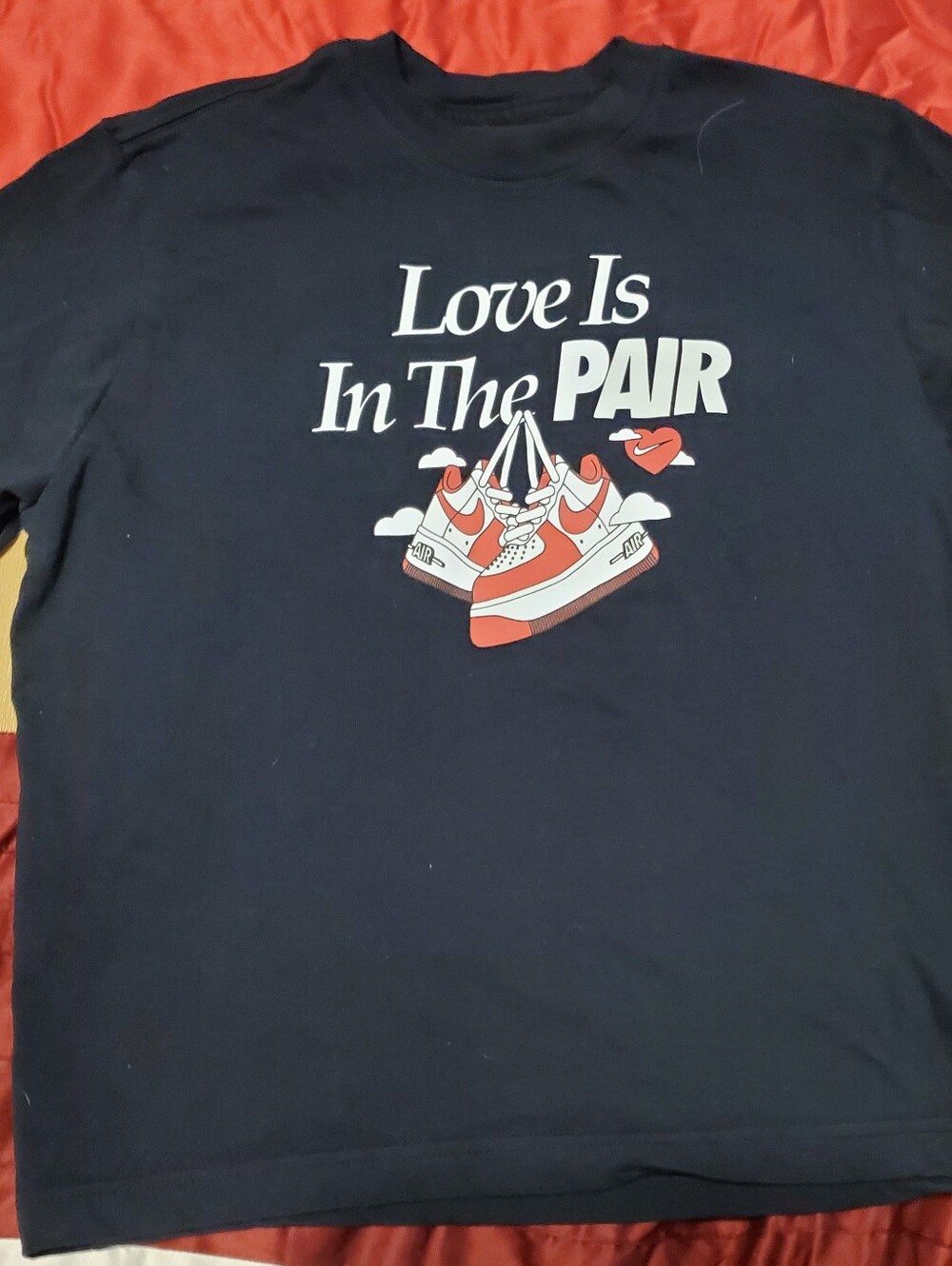 Nike Women's Shirt Black Love Is In The Pair